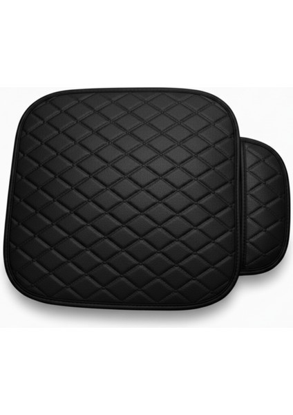 Kia Concord 1987–1995 Uyumlu 3 Parça Kapitone Oturak Araba Koltuk Suni Deri Gri - Kaymaz | Trobus fırsatları