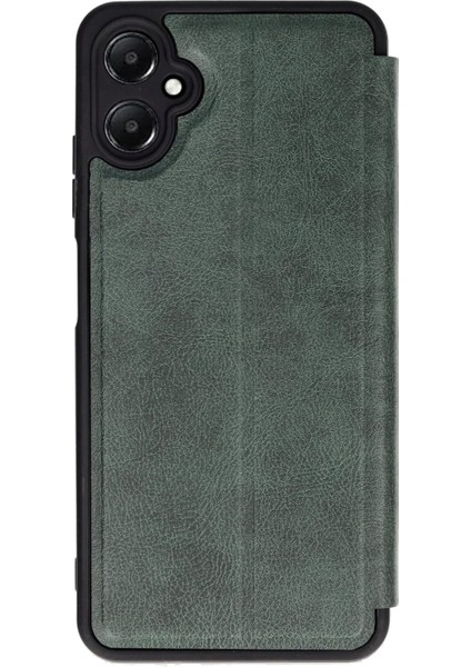 Newface Samsung Galaxy A05 Kılıf Flip Cover - Koyu Yeşil