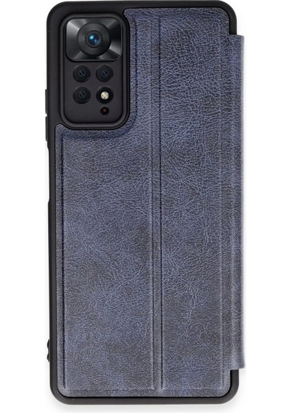 Newface Xiaomi Redmi Note 12 Pro 4g Kılıf Flip Cover - Lacivert