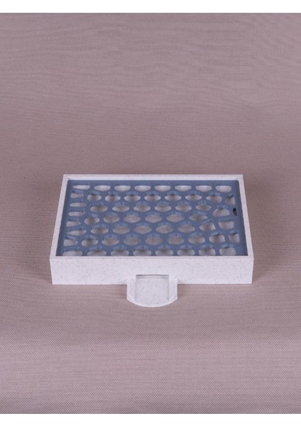 Gri 3D Baskılı Mutfak Süngerliği, Süzgeçli, Su Tahliyeli, 12X9 cm indirimleri