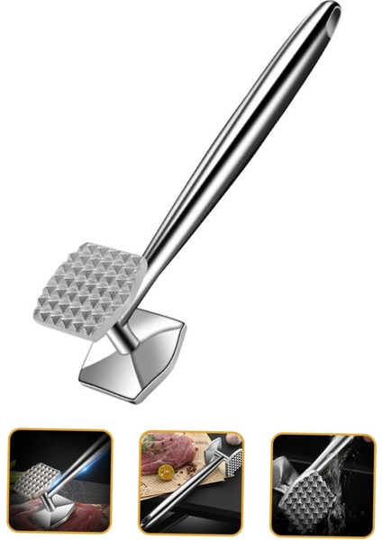 Çift Taraflı Paslanmaz Çelik Et Dövme Çekici, Yumuşatma ve Hazırlık Aleti