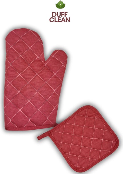 Yanmaz Fırın Eldiveni ve Tutacağı, Güvenli ve Şık Mutfak Seti