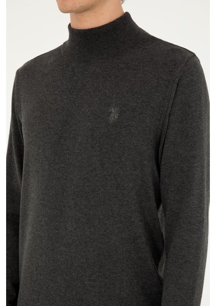 Erkek Antrasit Melanj Kazak /Triko 50293499-VR081