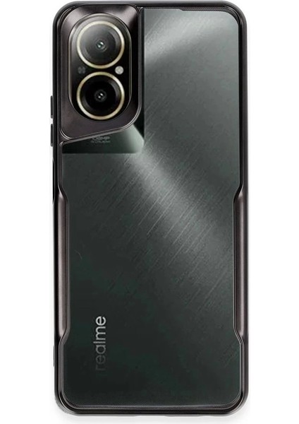 Newface Realme 12 Lite Kılıf Boyi Silikon Kapak - Siyah