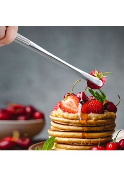 Beyaz Yiyecek Servis Maşası, 30 Cm, Air Fryer ve Barbekü Için Ideal Araç modelleri