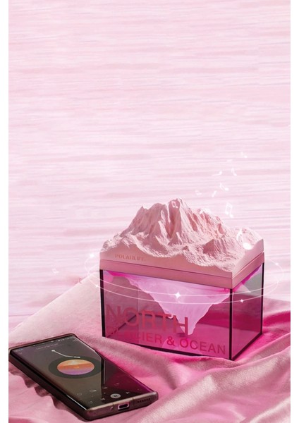 Newface Z4 Kuzey Okyanus Temalı Gece Lambası Özellikli Bt Kablosuz Hoparlör - Pembe modelleri