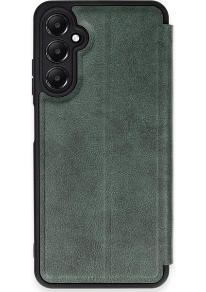 Newface Samsung Galaxy A35 5g Kılıf Flip Cover - Koyu Yeşil modelleri