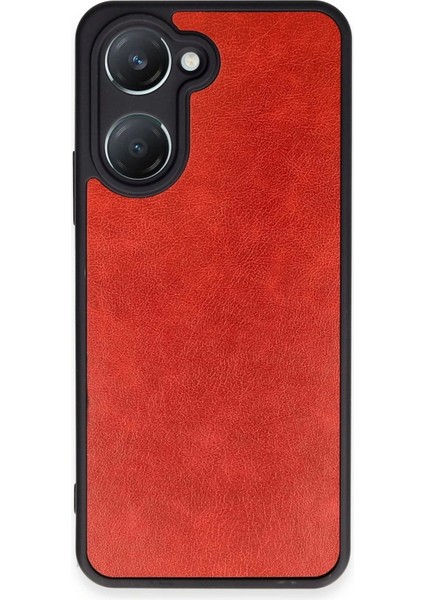 Newface Vivo Y18 Kılıf Aras Deri Kapak - Kırmızı fiyatları