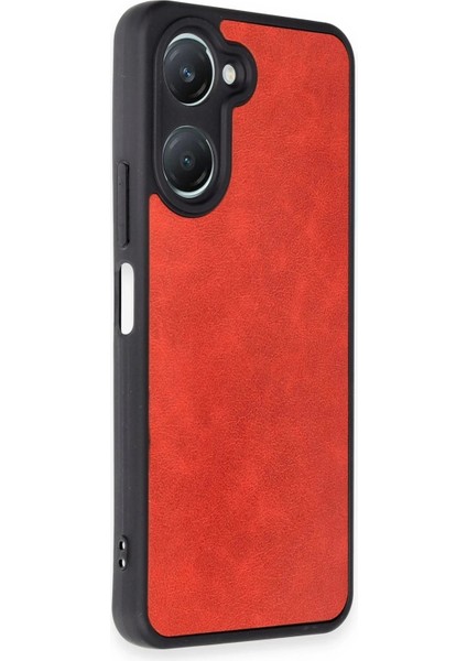 Newface Vivo Y18 Kılıf Aras Deri Kapak - Kırmızı modelleri