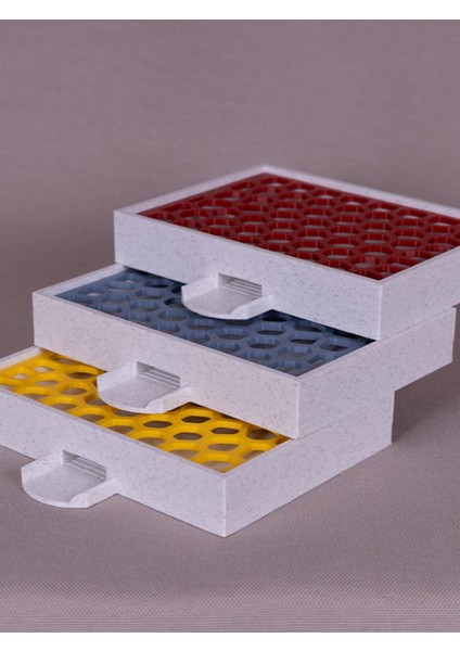 Süzgeçli Mutfak Süngeri, Su Tahliyeli, 12X9 Cm, Canlı Sarı Renk