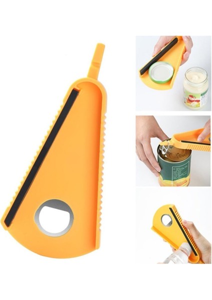 Beyaz Kapağı Açıcı, Kolay ve Pratik Şişe ve Kavanoz Açma Aracı