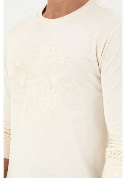 Erkek Krem Sweatshirt 50290582-VR071