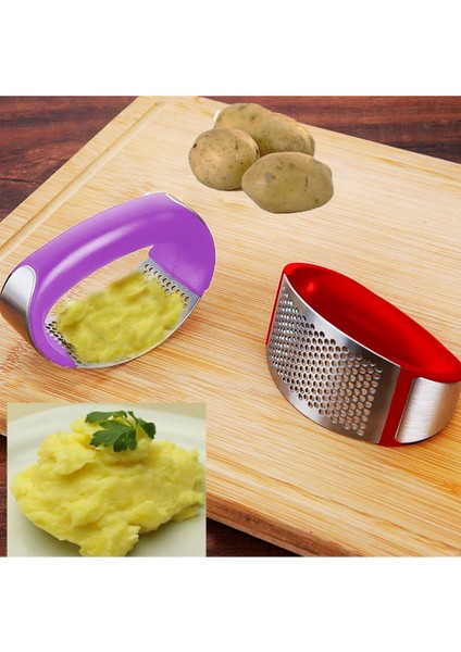 Renkli Patates Püresi Hazırlama Aleti, Paslanmaz Çelik, Pratik ve Kolay Kullanım