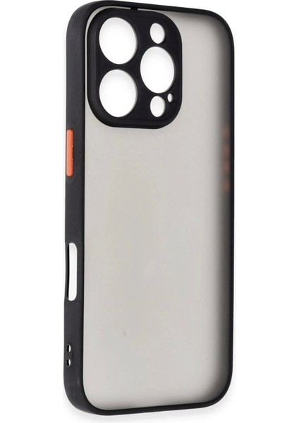 Newface iPhone 16 Pro Max Kılıf Montreal Silikon Kapak - Siyah fiyatları