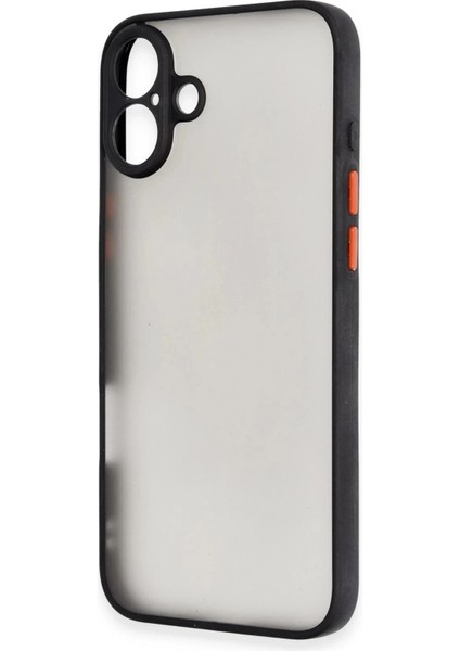 Newface iPhone 16 Kılıf Montreal Silikon Kapak - Siyah modelleri