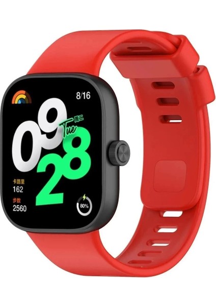 Newface Xiaomi Redmi Watch 4 Klasik Kordon - Kırmızı