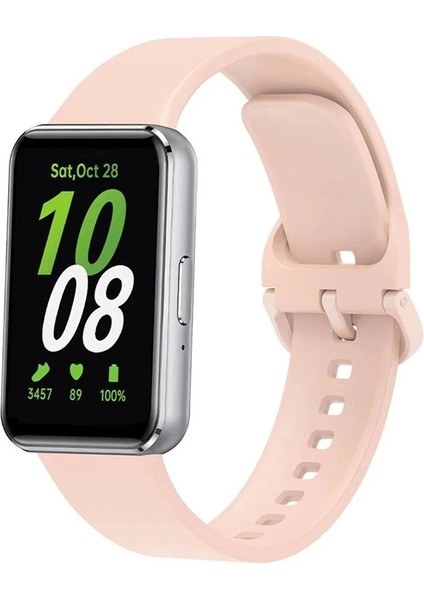 Newface Samsung Galaxy Fit 3 Klasik Kordon - Pudra