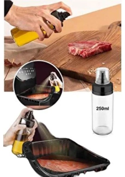 Beyaz Cam Sprey Yağlık Sosluk, Şık ve Kullanışlı Mutfak Gereciği