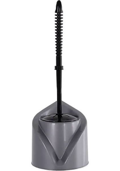 Siyah Plastik Tuvalet Fırçası, Kolay Temizlik ve Kullanım Için Ideal