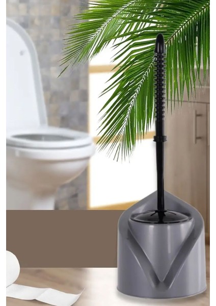 Siyah Plastik Tuvalet Fırçası, Kolay Temizlik ve Kullanım Için Ideal modelleri