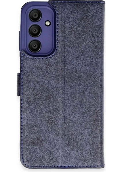 Newface Samsung Galaxy A55 5g Kılıf Trend S Plus Kapaklı Kılıf - Lacivert