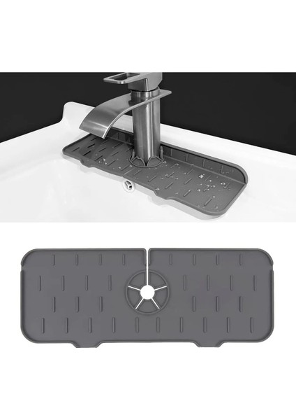 Gri Su Tutucu Musluk Matı, Mutfak ve Banyo Koruyucu, Lavabo ve Tezgah Üstü fiyatları