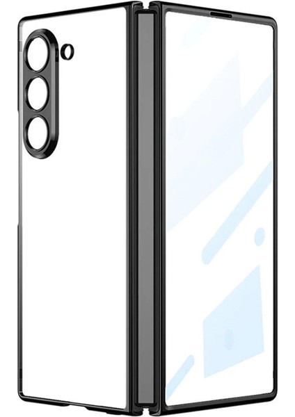 Newface Samsung Galaxy Z Fold 5 Kılıf Fold Element Kapak - Siyah