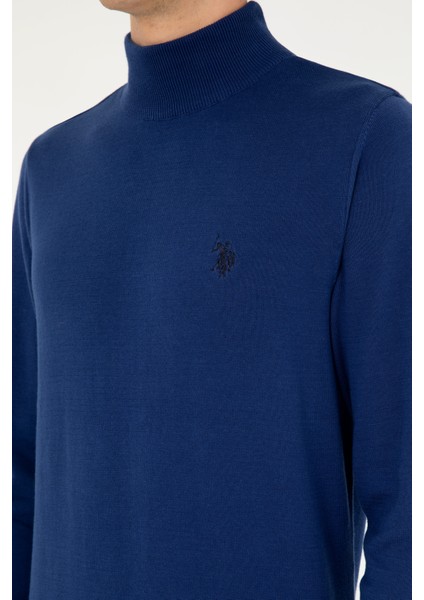 Erkek İndigo Kazak /Triko 50293499-VR028