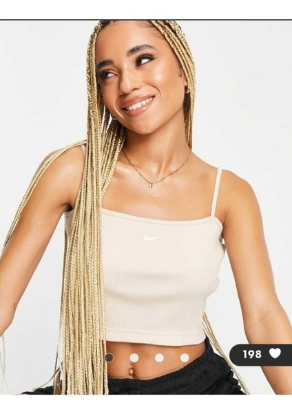 Sportswear Essential Kadın Askılı Crop Top Cng-Store®