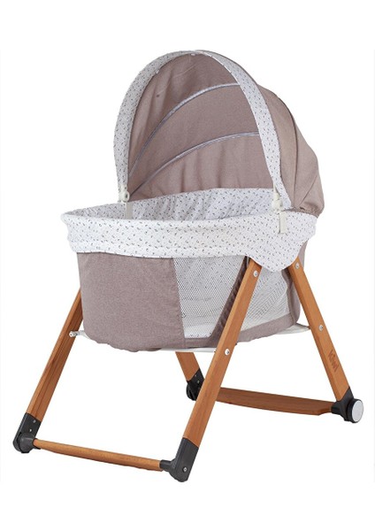 Seeper Doğal Ahşap Sallanabilen Katlanır Beşik fiyatları