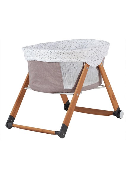 Seeper Doğal Ahşap Sallanabilen Katlanır Beşik modelleri