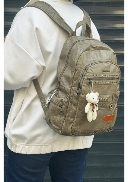 Kadın Yeni Sezon Ithal Yıkamalı Deri Sırt Çantası fırsatları