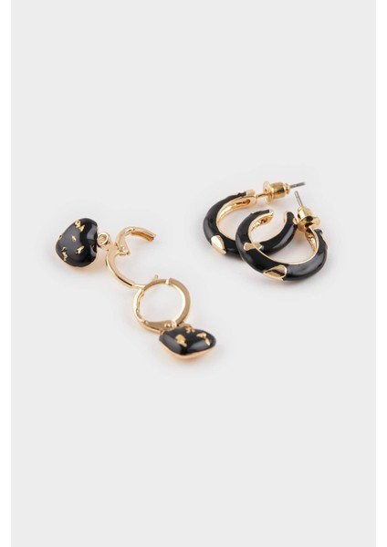 Kadın 2'li Kalpli Küpe F6846AXNS fiyatları