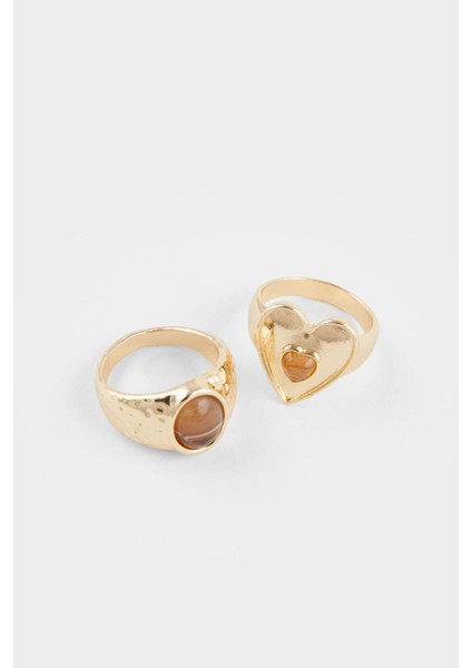 Kadın 4'lü Gold Yüzük F6854AXNS fiyatları