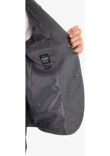 Slim Fit Dar Kesim Blazer Ceket F7690AX25AU