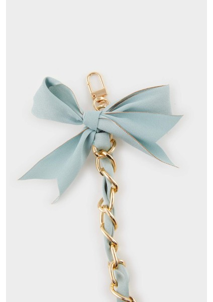 Kadın Mavi Kurdeleli Gold Charm Anahtarlık F6963AXNS modelleri