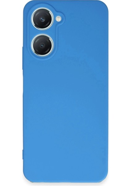 Newface Vivo Y18 Kılıf First Silikon - Mavi