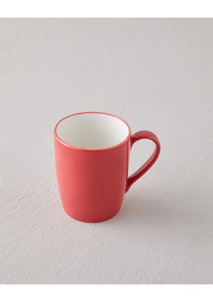 Sway Bone Porselen 2'li Kupa 290 ml Kırmızı fiyatları