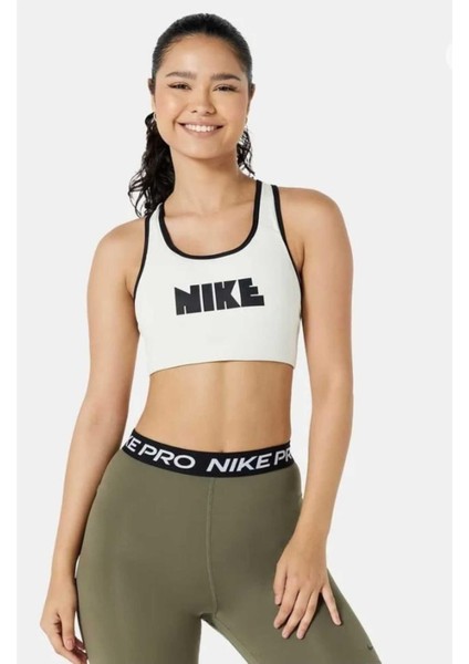 Orta Destekli Tek Parça Pedli Kadın Spor Sütyeni