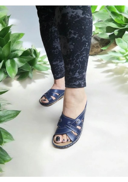 Topuk Dikeni Takviyeli Silikonlu Rahat Ev ve Dışarı Terliği