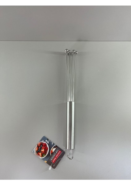 Pratik ve Ergonomik Paslanmaz Çelik El Çırpıcı, Açılır Kapanır Boncuk Uçlu