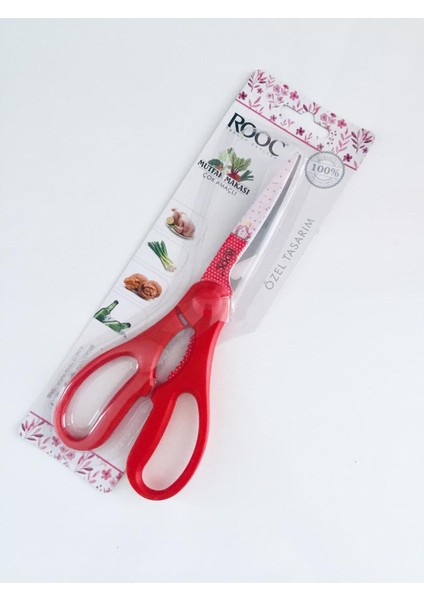Kırmızı Çok Amaçlı Mutfak Makası, Dayanıklı ve Pratik Kullanım Için Ideal fiyatları