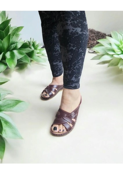 Topuk Dikeni Takviyeli Silikonlu Rahat Ev ve Dışarı Terliği