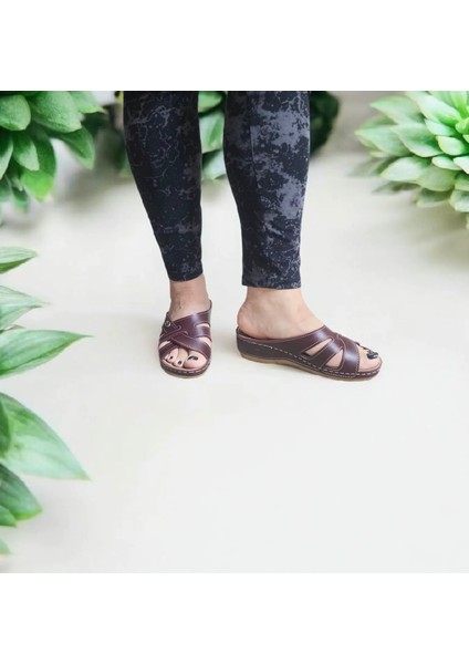 Topuk Dikeni Takviyeli Silikonlu Rahat Ev ve Dışarı Terliği modelleri