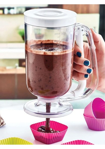 Pratik Ölçülü Hamur Porsiyonlama Aparatı, Kek ve Krepler Için Ideal Dağıtıcı fiyatları