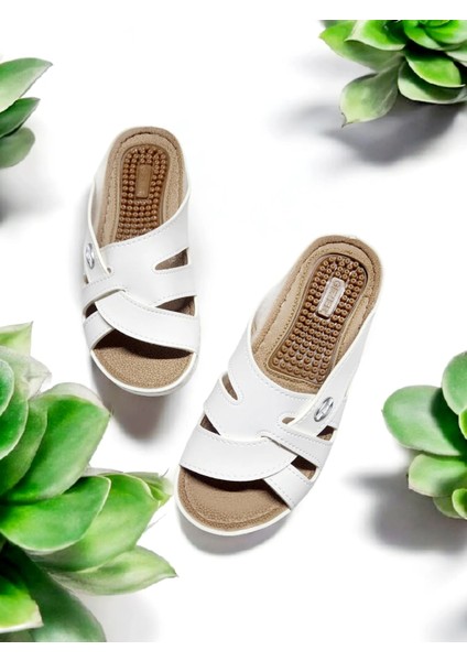 Topuk Dikeni Takviyeli Silikonlu Rahat Ev ve Dışarı Terliği modelleri