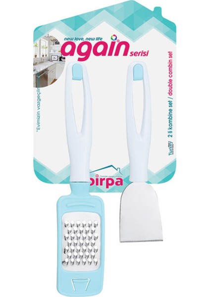 Pratik Mini Rende ve Spatula Seti, Hızlı ve Kolay Kullanım Için Idealdir