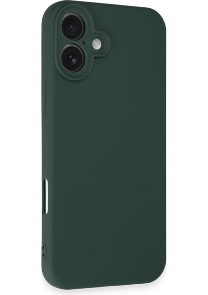 Newface iPhone 16 Plus Kılıf First Silikon - Koyu Yeşil fiyatları