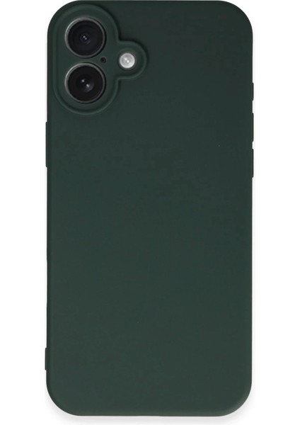 Newface iPhone 16 Plus Kılıf First Silikon - Koyu Yeşil fırsatları
