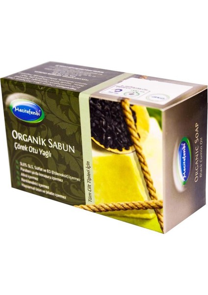 Organik Çörekotu Yağlı Sabunu 125 Gr fiyatları